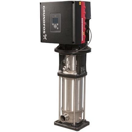 GRUNDFOS Pump, CRNE 20-6 N-P-A-E-HQQE Vertical Multistage Centrifugal, 2" x 2" PJE Coupling Connection 99076445